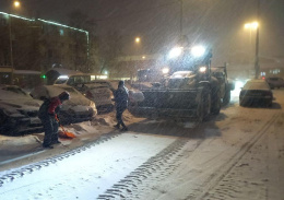 С улиц Лобни вывезли 600 кубометров снега