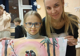 Лобненцы принимают участие в семейных мастер-классах по рисованию