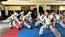 Тренер из Лобни провел семинар для каратистов Танзании