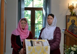 Хоровая капелла "Элегия" участвовала в престольном празднике  православного храма с.Гульнево
