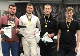 Лобненские спортсмены завоевали 6 медалей на турнире по фехтованию