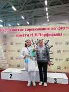 Спортсменка ЦДО «Чемпион» завоевала бронзу на Всероссийском турнире по фехтованию