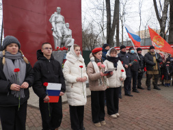 Лобненцы почтили память воинов - земляков и защитников Лобненского рубежа