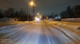 В Лобне продолжается расчистка улиц от снега 
