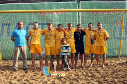 Лобненская команда по пляжному футболу “Industrials” завоевала первое место на турнире в Рыбинске