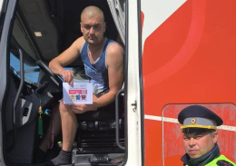 Лобненские автоинспекторы провели беседы с водителями грузового транспорта