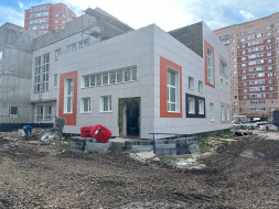 Детский сад на улице Борисова в Лобне готов на 40%