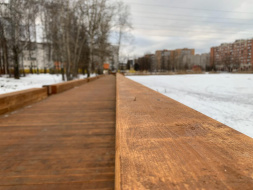В конце прошлого года завершились масштабные работы по благоустройству сквера на улице 40 лет октября