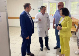 Евгений Баришевский посетил Лобненскую городскую центральную больницу