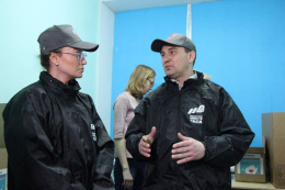 Глава Лобни Евгений Баришевский принял участие в акции «Доброе дело»