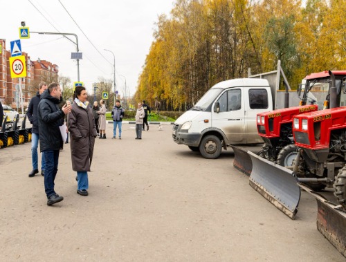 Глава Лобни проверила готовность городских парков к зиме Глава Лобни проверила готовность городских парков к зиме