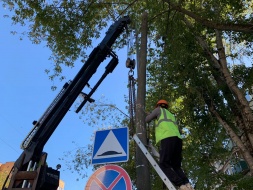 В Лобне поменяют более 600 опор освещения в рамках программы «Светлый город» 