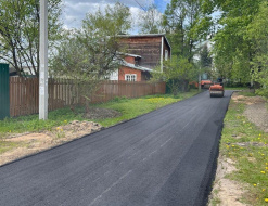 В Лобне продолжаются работы по благоустройству