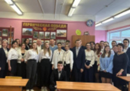 Лобненский участник СВО Иван Стельмах посетил родную школу