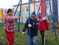 В детском саду №9 прошел субботник