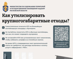 Лобненцев призывают правильно утилизировать крупногабаритный мусор