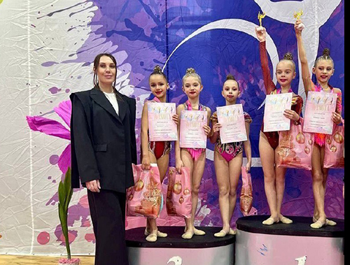 В Лобне прошло первенство по художественной гимнастике «Зимняя сказка»