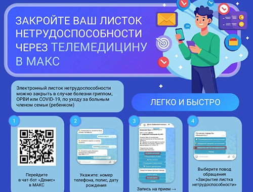Жители Лобни могут закрыть больничный лист онлайн