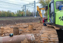 В Лобне проверили строительство перехода на улице Кольцевая