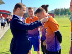 Состоялась финальная игра на Кубок главы по футболу