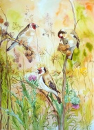 В Художественной галерее Алина Сканцевая проведет демонстрационный мастер-класс “Птицы в райском саду”