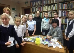 Детский писатель Ольга Малышкина встретилась со школьниками Лобни