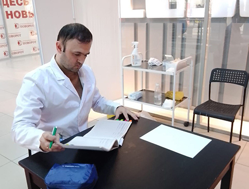 В Лобне заключительный день выездной вакцинации