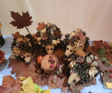 Дошкольники Лобни сделали осенние поделки вместе с родителями Дошкольники Лобни сделали осенние поделки вместе с родителями