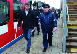 На городской железной дороге прошел рейд безопасности