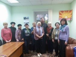 В ОДП "Рассвет" "Лобненского КЦСОН" состоялась встреча с настоятелем храма Покрова Пресвятой Богородицы отцом Александром