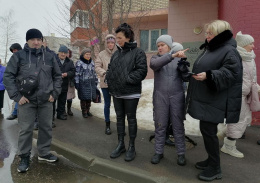 Глава Лобни встретилась с жителями проезда Шадунца