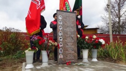 По инициативе «Боевого братства» в Лобне открыли памятный знак воинам, павшим за Отечество