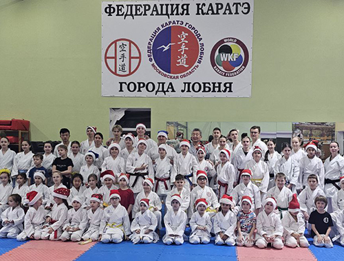 В спортивной школе «Кабудо Тацудзин» в Лобне прошла завершающая год праздничная тренировка