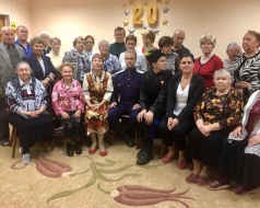 Атаман Корешков посетил ОДП "Уют" с концертной программой