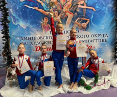 Гимнастки из Лобни стали «Золотыми спортсменками» соревнований