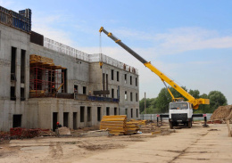 В Лобне продолжается строительство детского сада на 330 мест 