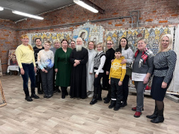 Школа мозаики в Лобне приняла гостей из соседнего города