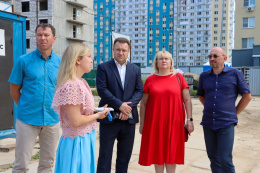 В Лобне продолжается строительство детского сада на 330 мест