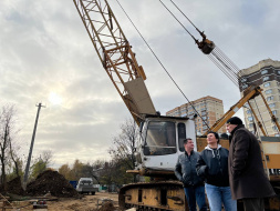 На переходе на улице Кольцевая в Лобне завершились испытания бурнонабивных свай