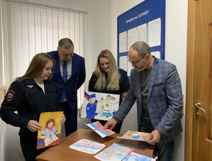 В Лобне подвели итоги первого этапа конкурса детского рисунка «Мои родители работают в полиции»