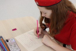 Лобненцы отправили письма на фронт