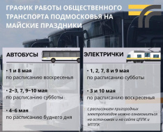 График работы общественного транспорта