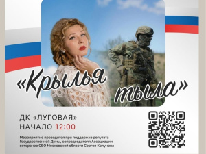 В Лобне пройдет благотворительный концерт «Крылья тыла»