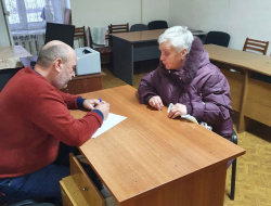 Сергей Андреев провел прием населения в микрорайоне Красная Поляна