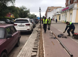 В Лобне отремонтировали уличное освещение