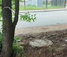 В Лобне установили дождеприемный колодец