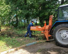 На улице Победы в Лобне устранили помеху движению