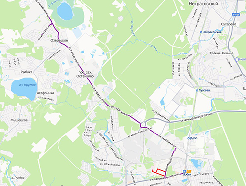 В городском округе Лобня изменится схема движения маршрута № 171к