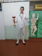 Фехтовальщик Максим Калмыков завоевал первое место на Открытом первенстве Воскресенского района