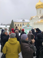 Лобненские пенсионеры посетили Свято-Троицкую Сергиеву Лавру